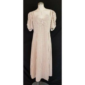 NWT Danielle Bernstein Size 10 Striped Long Dress